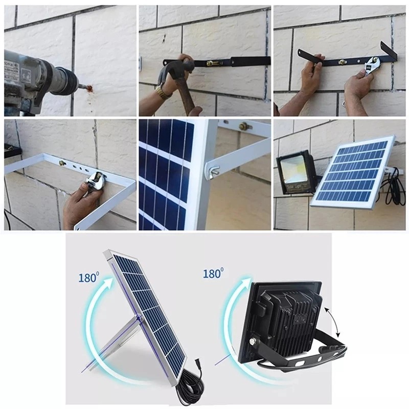 BUY 1 TAKE 1 3000W Solar Light  Sensor LED Outdoor Lights Flood Light Waterproof Street Solar Lamp — view 6
