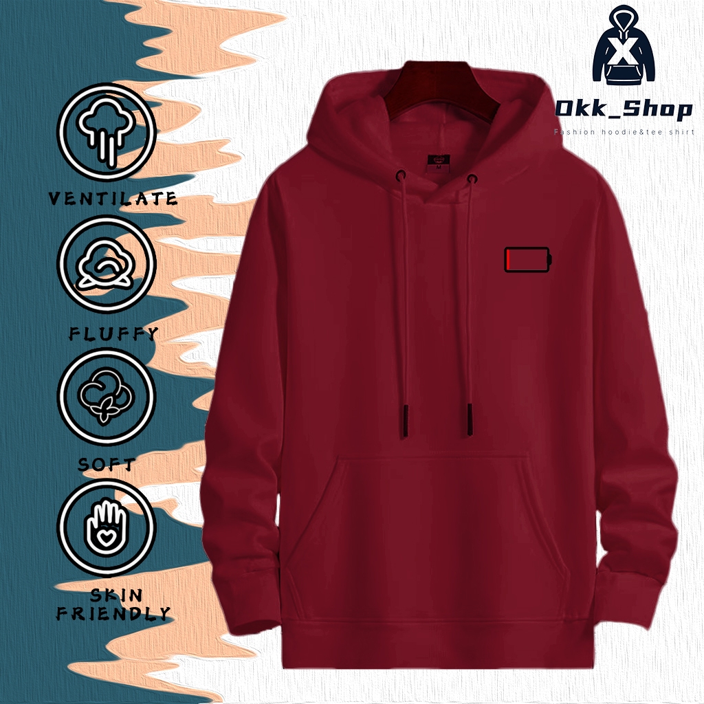 Okk_Hoodie jacket for men Not enough power design Korean style jacket unisex jacket for men&women - Image 6