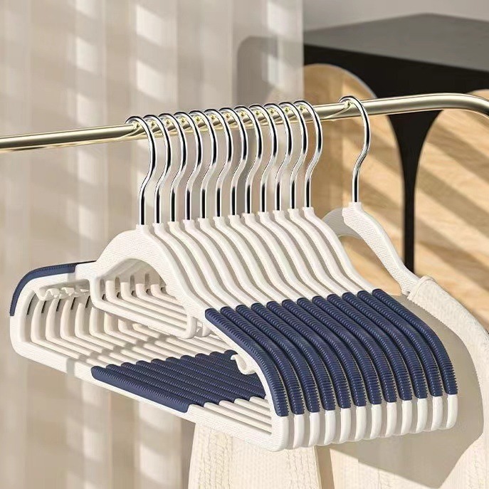 Flocking Clothes Hanger Non-slip Clothes Drying Rack High-end Clothes Hanger - Image 3