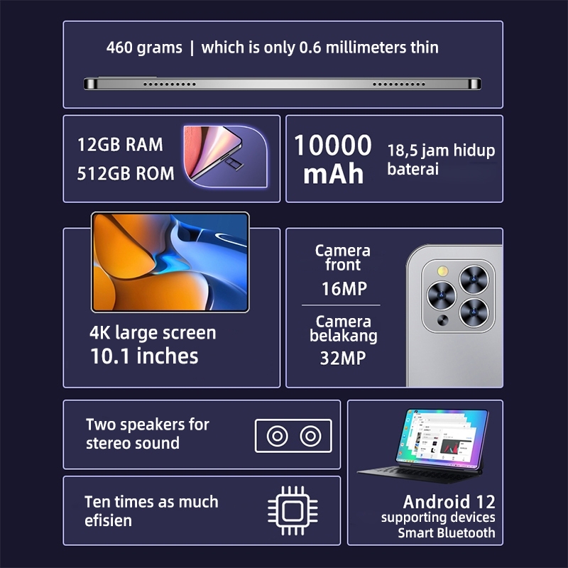 SAM.SUNG Tab S9 Ultra Original Tablets 12 Inch 12GB + 512GB Android Tablet Online Classroom Tablet - Image 4