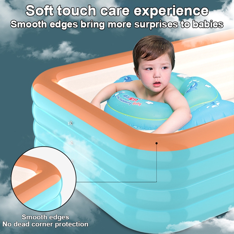 OOKAS Portable Thickened Big Inflatable Swimming Pool For Kids/Adult Indoor/Outdoor Family Size - Image 3