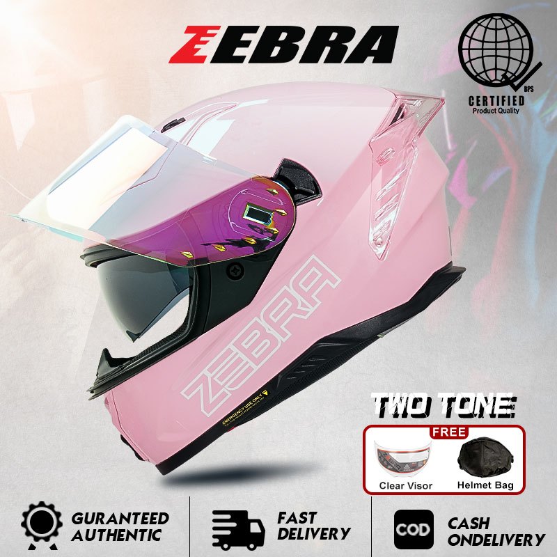 ZEBRA helmet full face motorcycle helmet dual visor for men women free sliver/revo lens 2023PARADIGM - Image 8