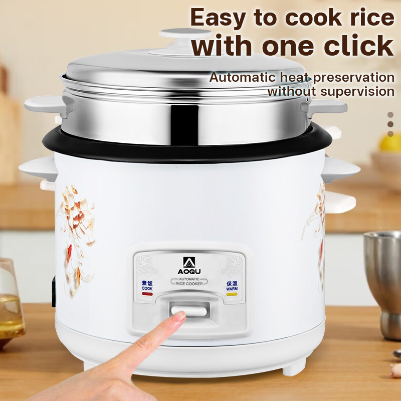 AU rice cooker small 1.5L 2L 3L aluminum home mini rice cooker 1-5 people use non stick pan - Image 3