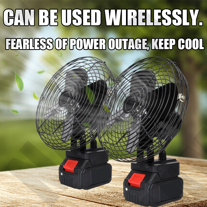 8 Inch Portable Camping Fan Cordless Rechargeable Fan High Power Outdoor Lithium Battery Fan - Image 7