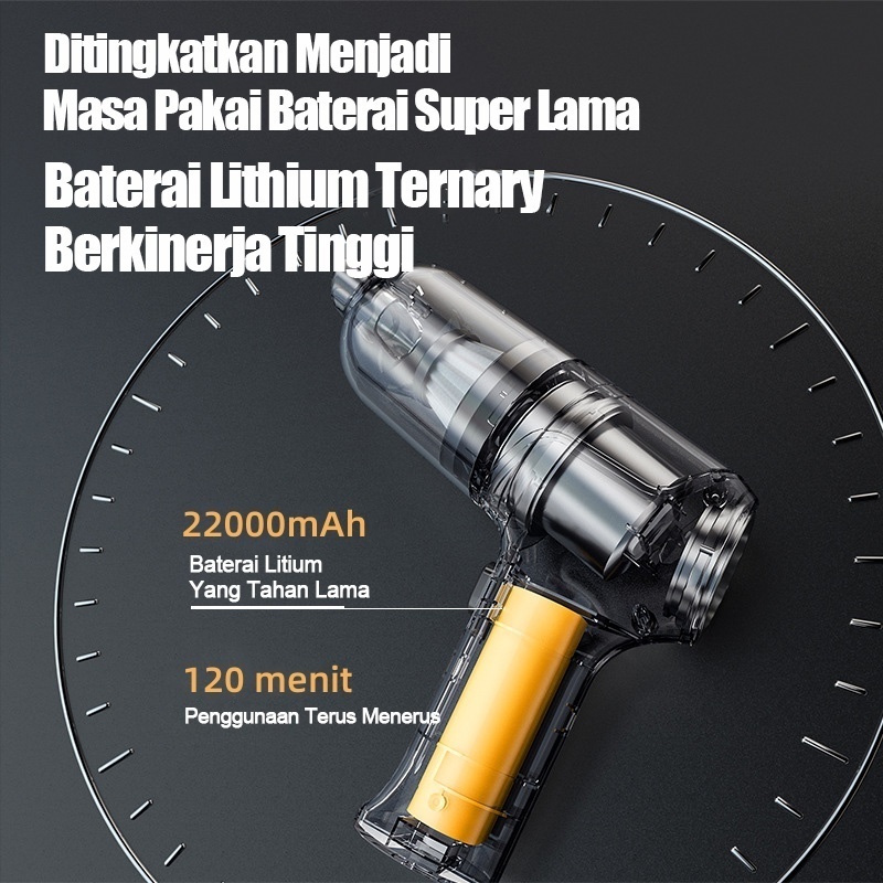 998000Pa Vacuum Cleaner Cordless Wireless Ultra Quiet Strong Suction Portable Home Car - Image 6