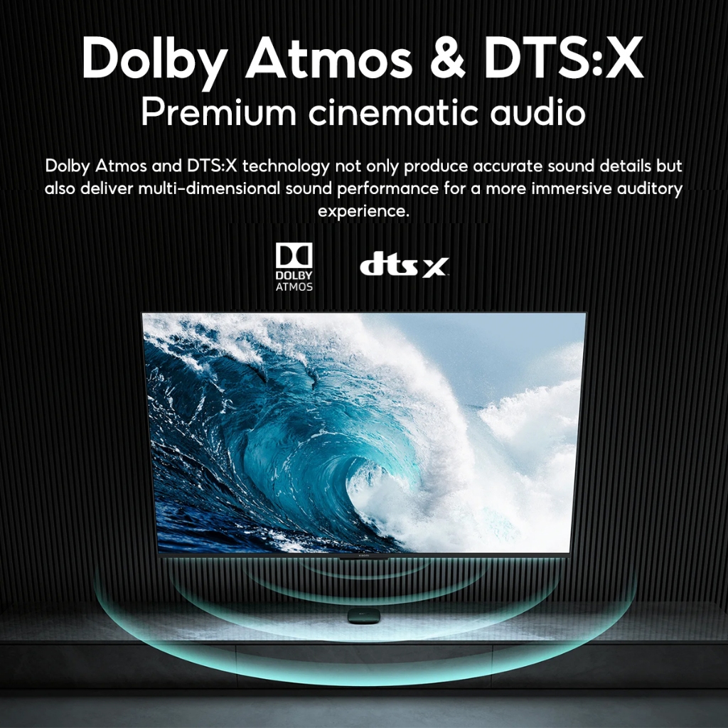 Xiaomi TV Box S 3nd Gen 4K Dolby Vision Supports Wi-Fi 6 360° Bluetooth Remote Voice Control - Image 3