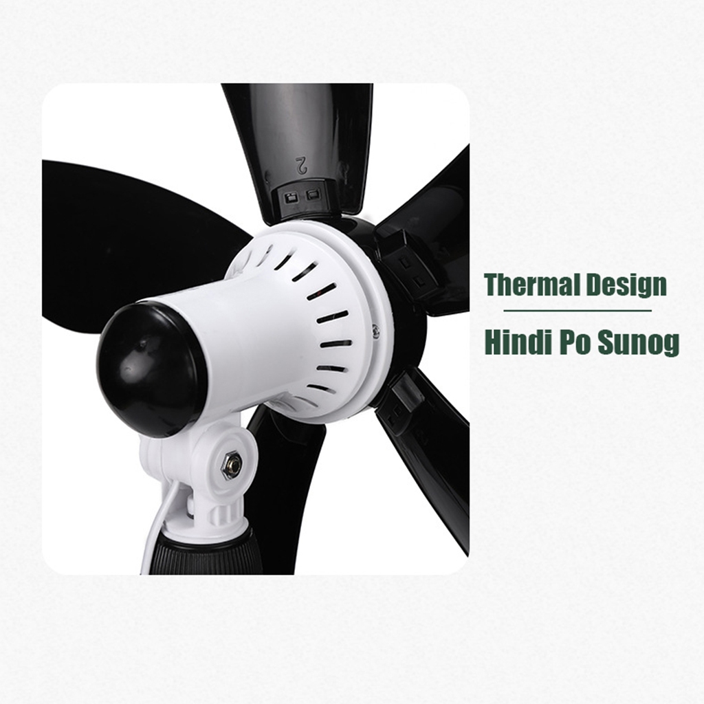 SYCAT 5 Blades Stand Fan Family Electric Fan Clip Fan Floor Fan Cooling Fan Portale Fan Adjustable - Image 7