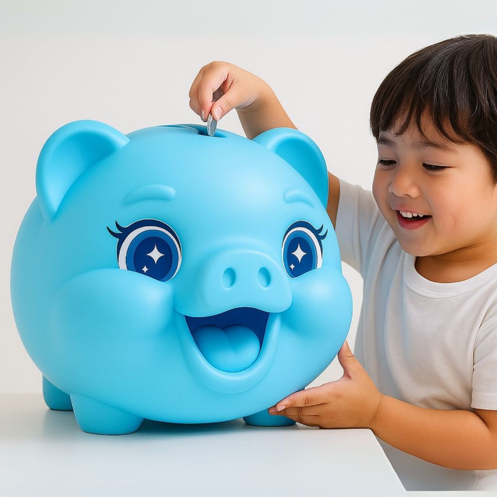 Osaka Oversized Alkansya Piggy Bank for Kids and Adults Ipon Challenge Coin Saving Durable Toy - Image 3
