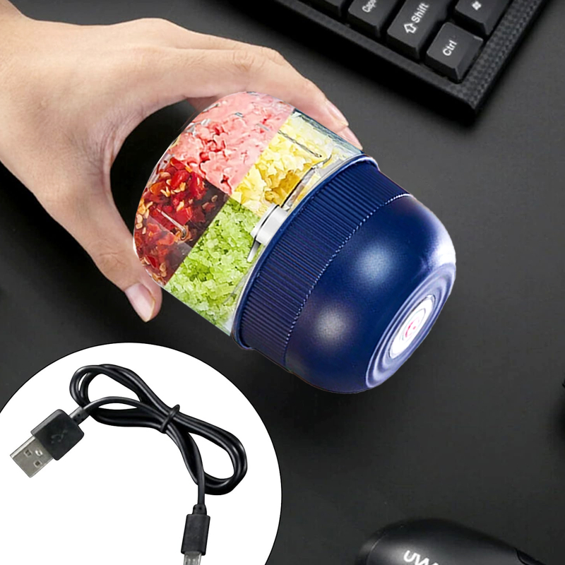 300ml Capacity meat grinder Food processor electric meat grinder Portable electric garlic masher — view 8