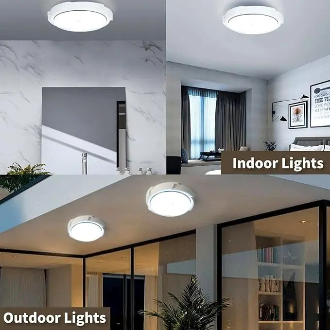 Solar Light Indoor Light LED Solar Ceiling Light Waterproof With Remote BUY 1 TAKE 1 — view 4