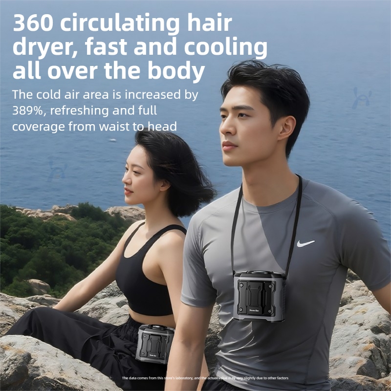 ZOLURA Y6 4-in-1 high speed multi-purpose Turbol waist fan 199 Levers with LED light and power bank - Image 3