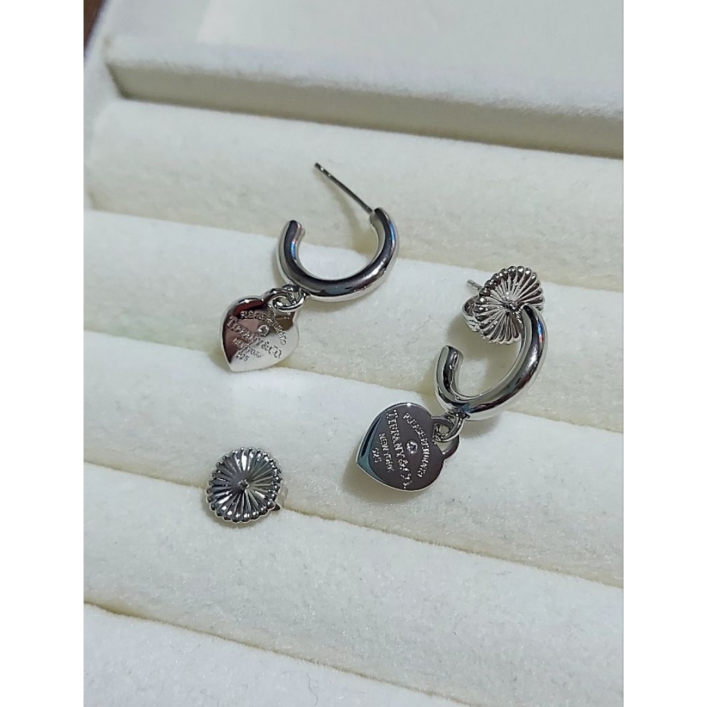 Heart/ Tiffany-style Inspired earrings
