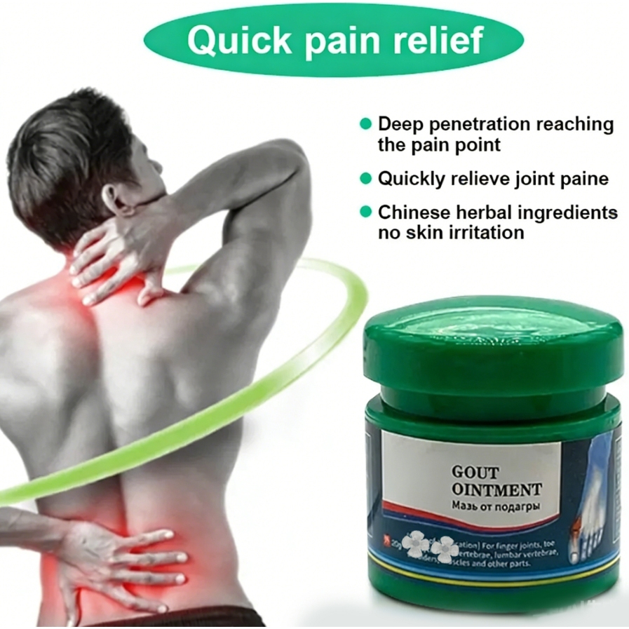 BEST SELLING!Gout Cream Treatment Gout Cause Waist Shoulder Leg Joint pain ointment pain relief gout — view 4