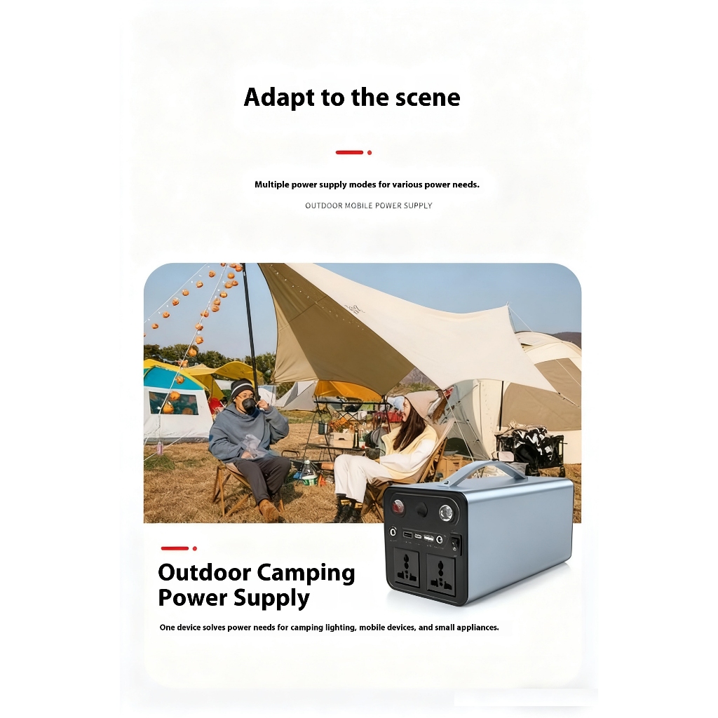 Outdoor Portable Mobile Power Supply - High - Capacity, Multi - functional for Camping & Outdoor Act - Image 2