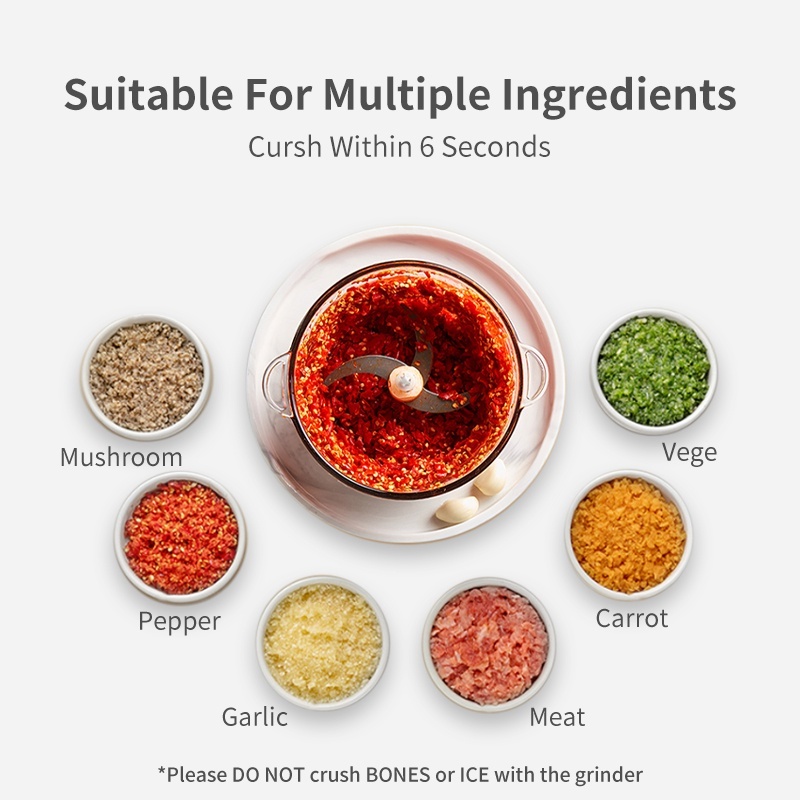 Gold Star Meat Grinder Food Processor Electric Heavy Duty MultiFunction Blender Baby Food Processor - Image 5