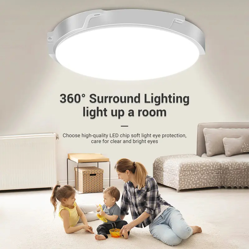 Solar Light Indoor Light LED Solar Ceiling Light Waterproof With Remote BUY 1 TAKE 1 — view 2