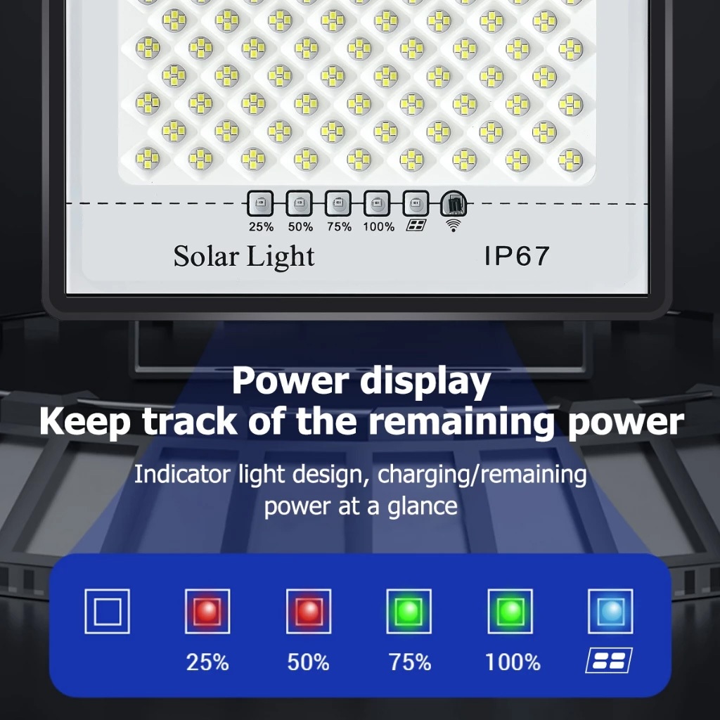 200000W Solar light outdoor waterproof BUY 1 TAKE 1 LED Solar Sensor Flood Light IP67 Street Light - Image 8