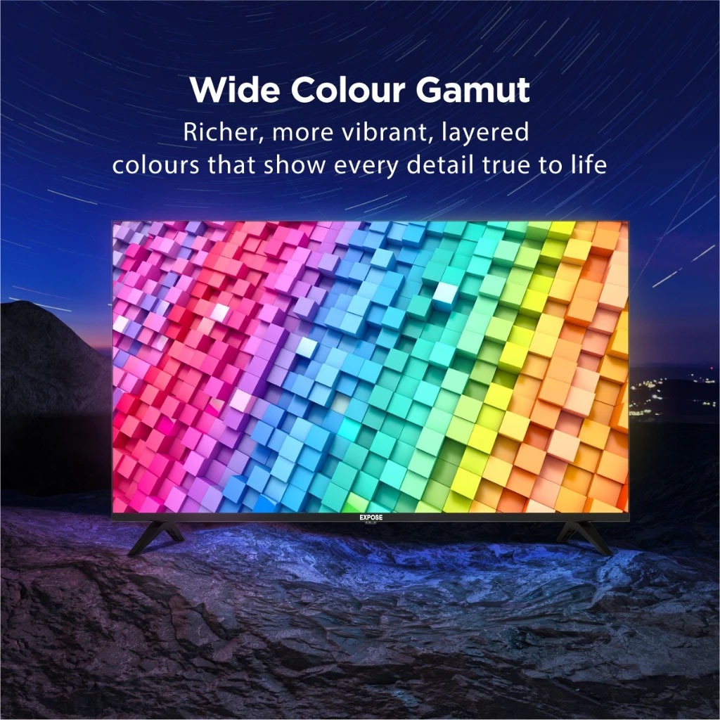 EXPOSE 32 Inch Smart TV  Android 12.0 Google 4K 19 24 LED 43 50 55 WiFi HD Bluetooth Flat SCREEN - Image 2