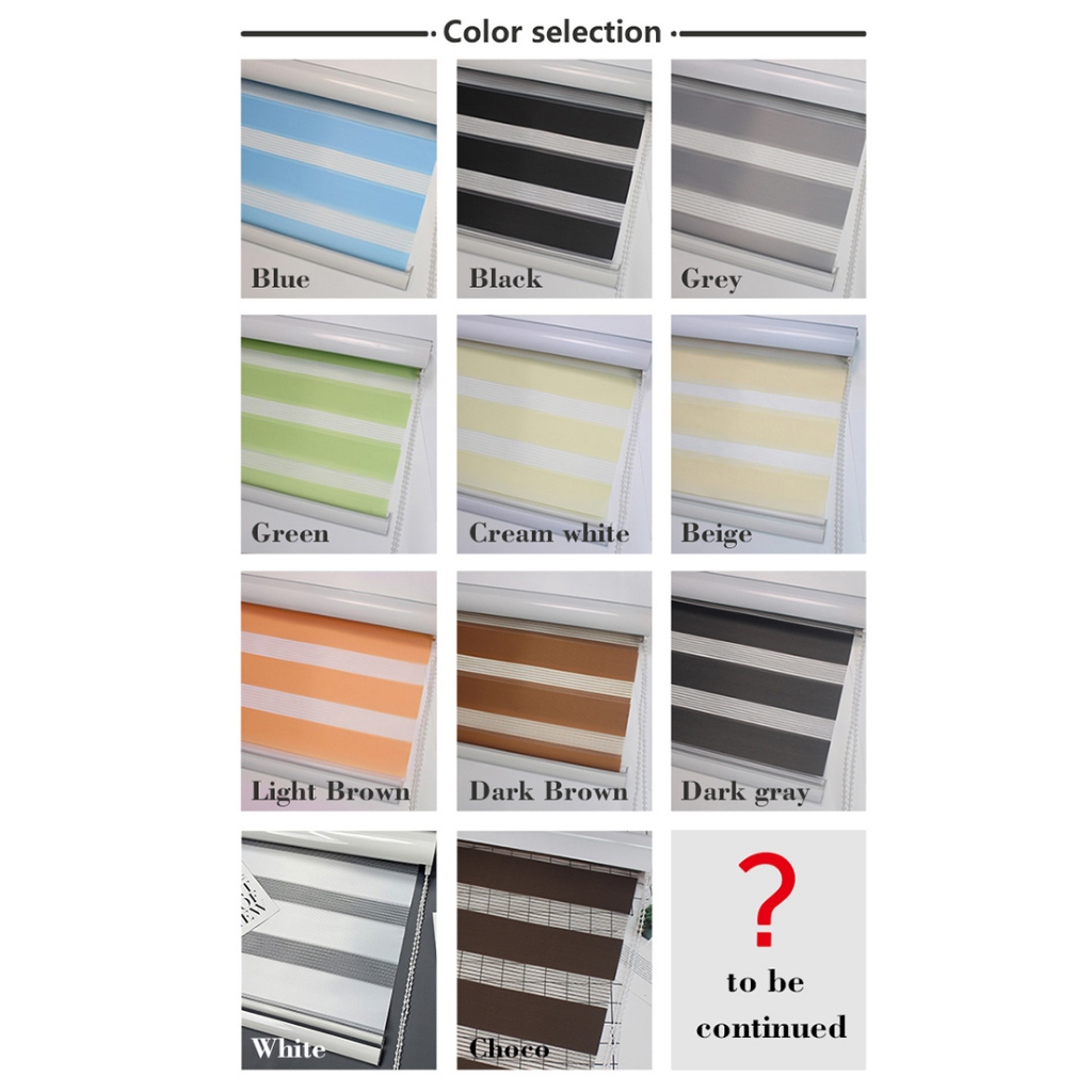 180cm//150cm140cm/90cm gabagroup Modern Korean Venetians Duo Roller Window Curtain blinds for window - Image 5