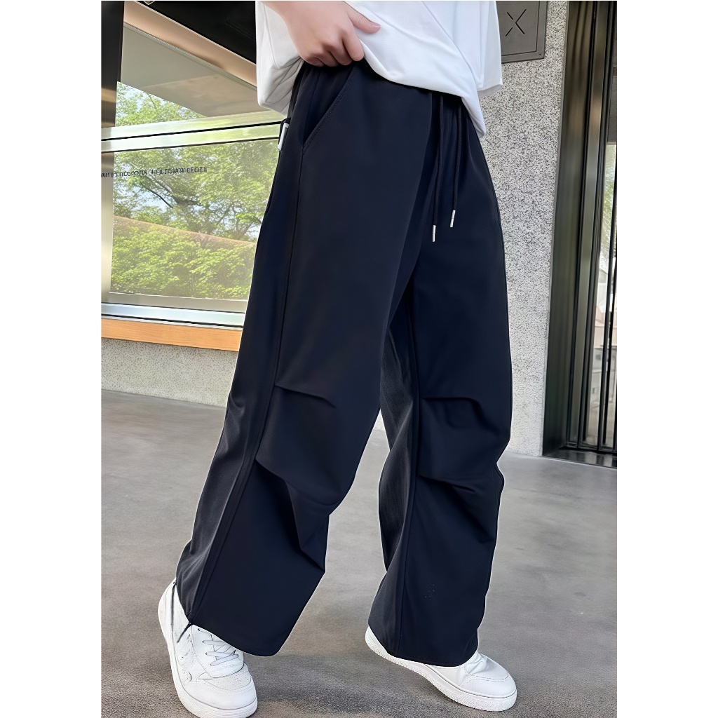 Anito Kids Boys Cargo Pants Casual Wide Legs Sports Stylish Pants Jogging Trousers  For 120-160CM - Image 3