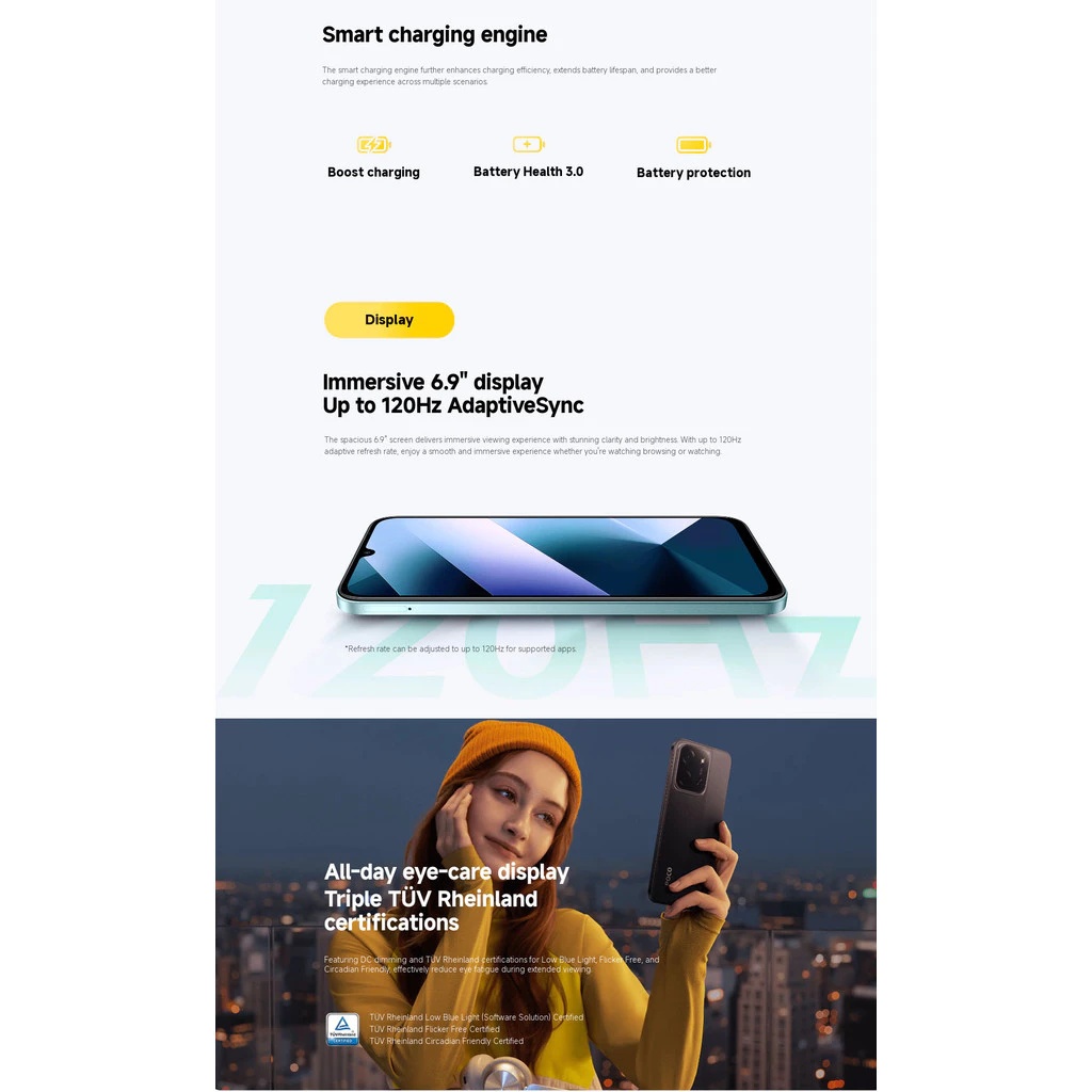 Poco C85 Smartphone | MediaTek Helio G81 Ultra | 6.9" IPS LCD Display | Single Rear Camera 50MP - Image 5