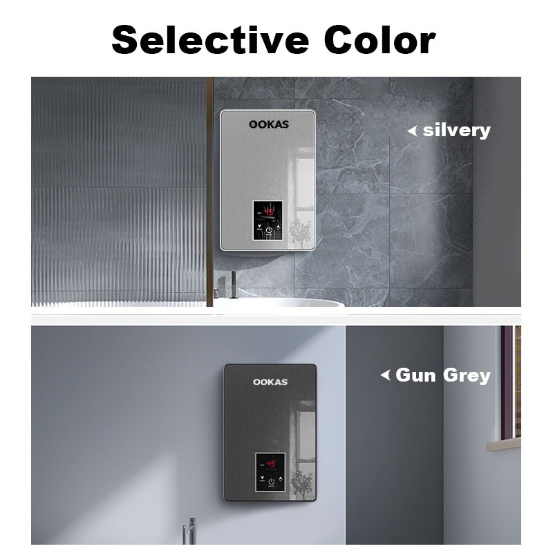 OOKAS  Water Heater Electric 220V, Electric Instant Hot Water Heater With Self-Modulating - Image 6