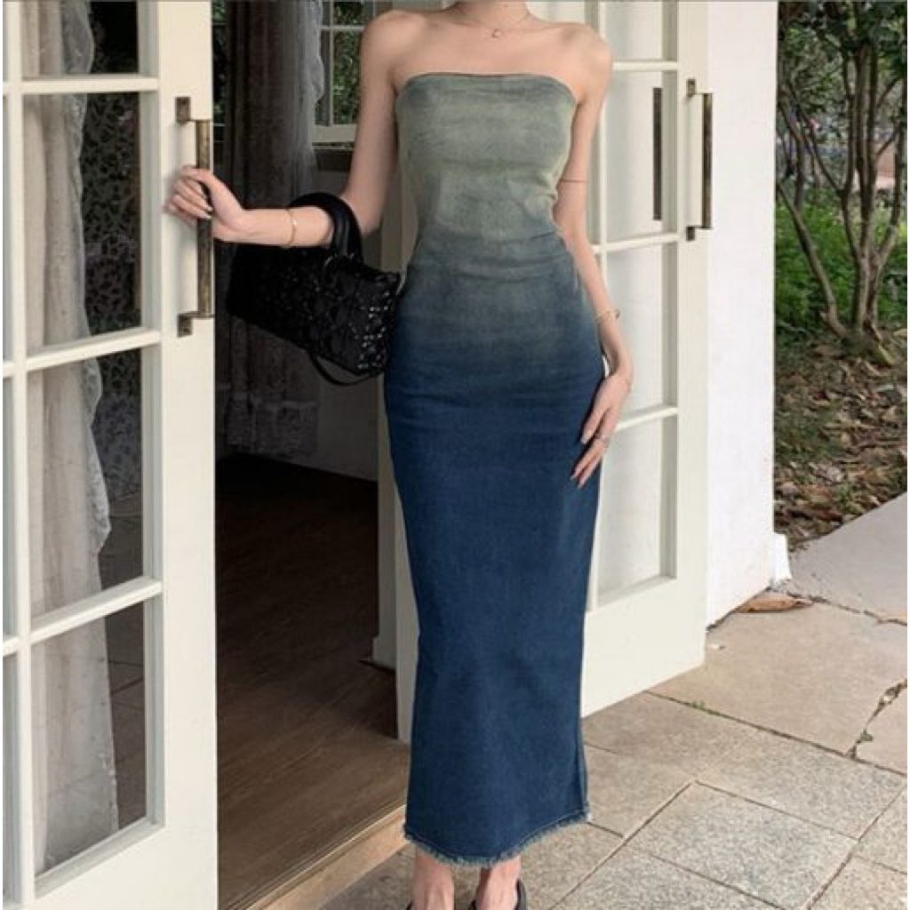 shopee dress formal A-Line Evening Gown | 3/4 Sleeve Beaded Bodice Formal Dress for Mother of  the Bride GL3573 main image 0