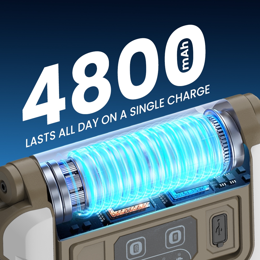 Orashare OL21 Foldable Camping Light 1000LM Super Bright 4800mAh Rechargeable Portable Outdoor Lamp — view 8