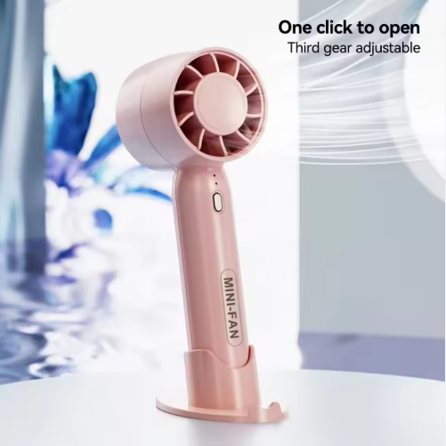 T10 Mini Fan USB Rechargeable Portable Handheld Turbo Fan Adjustable A8 Small Powerful Wind Cool Fan - Image 2