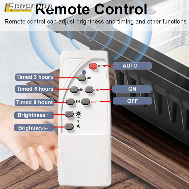 150000W BUY1 TAKE1 Solar Light Outdoor Waterproof LED Solar Floodlights Street Lamp With solar panel - Image 6