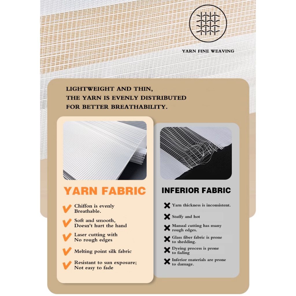 180cm//150cm140cm/90cm gabagroup Modern Korean Venetians Duo Roller Window Curtain blinds for window - Image 2