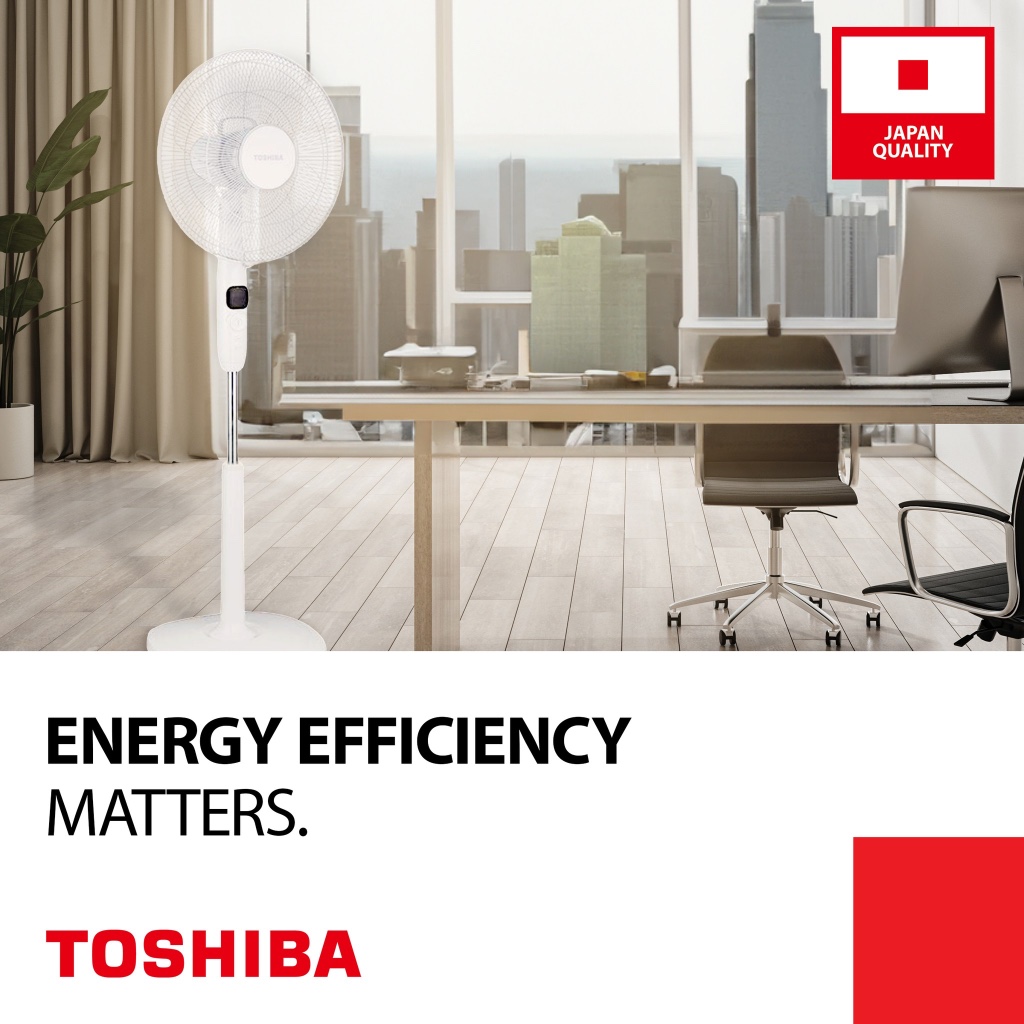 Toshiba Digital Electric Fan (Stand Fan) 9 Blades with Remote Control - Image 2