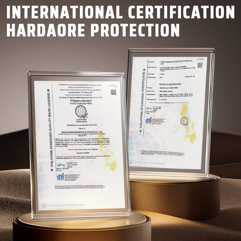 【𝑶𝑭𝑭𝑰𝑪𝑰𝑨𝑳】 GILLE PHOENIX Open Face Dual Visor Revo Helmet Full Face Modular Motorcycle Original - Image 7