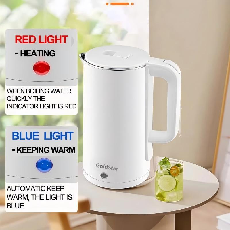 Gold Star 2.4/3.5L Electric Kettle Heater Water Heater Stainless Steel Material Easy And Convenient - Image 2