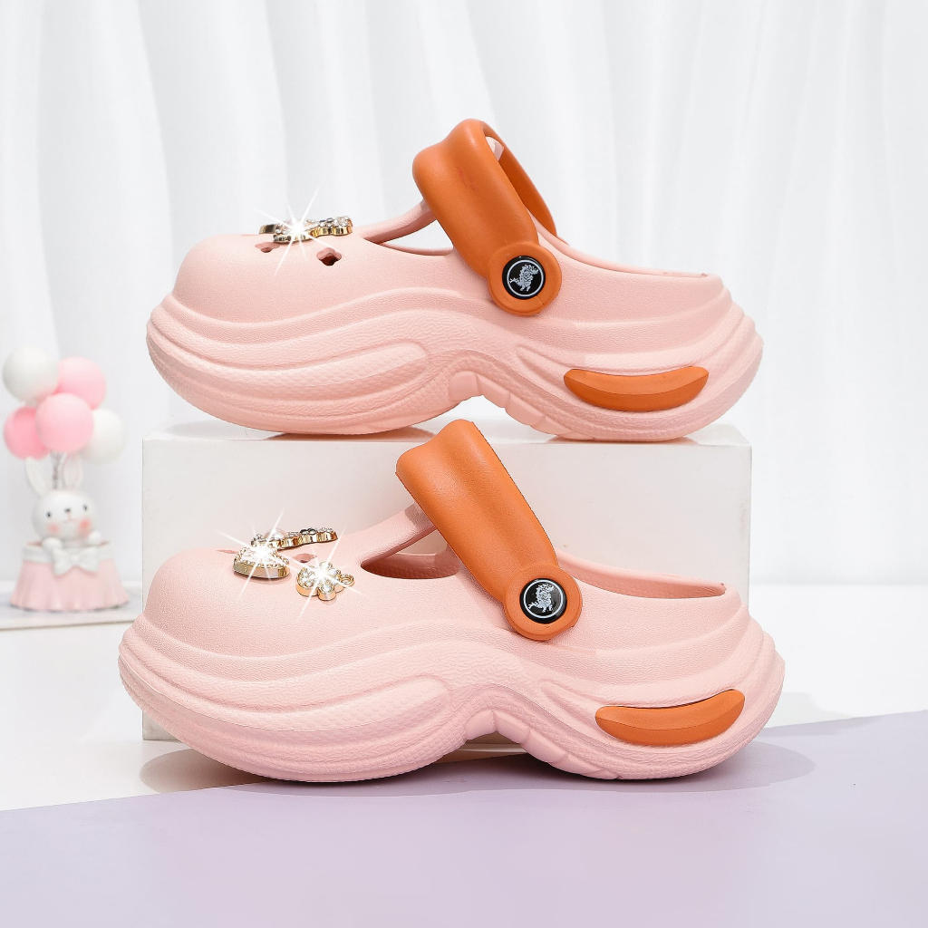 New Cute Sandals for Girls Non-slip Rubber Flat Summer Outdoor Beach Walking Shoes for Kids#6175-1 - Image 2