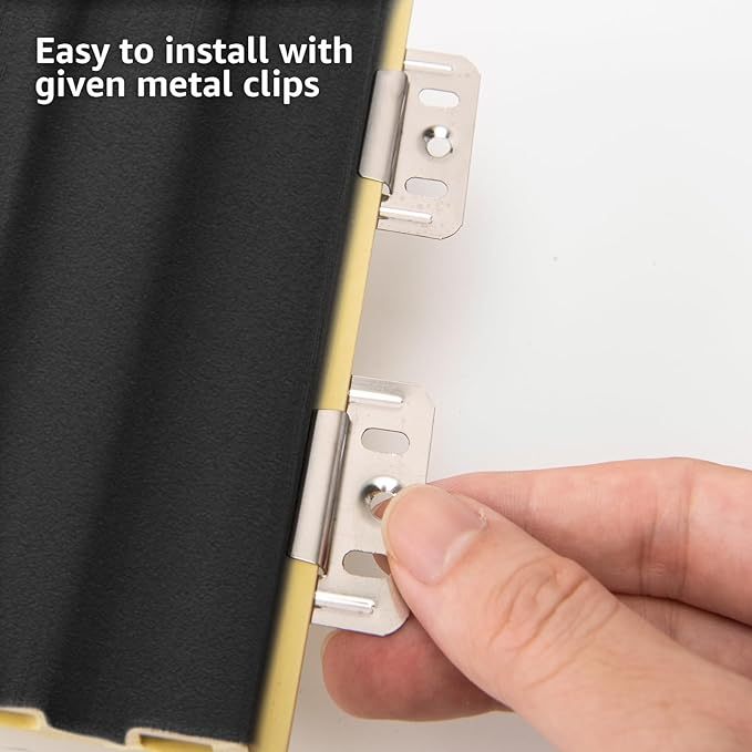 15PCS Solid Wood Panel Board PVC Grille Waterproof Design TV Background Wall Fluted Panel Sent Clamp - Image 4