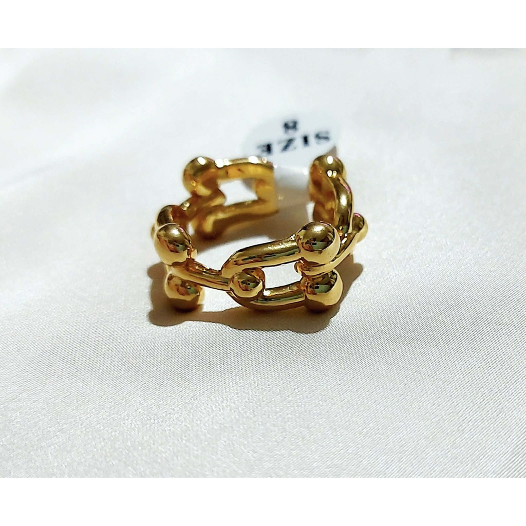 Tiff Hardware–Inspired Ring – Yellow Gold (Size 8) product photo 4