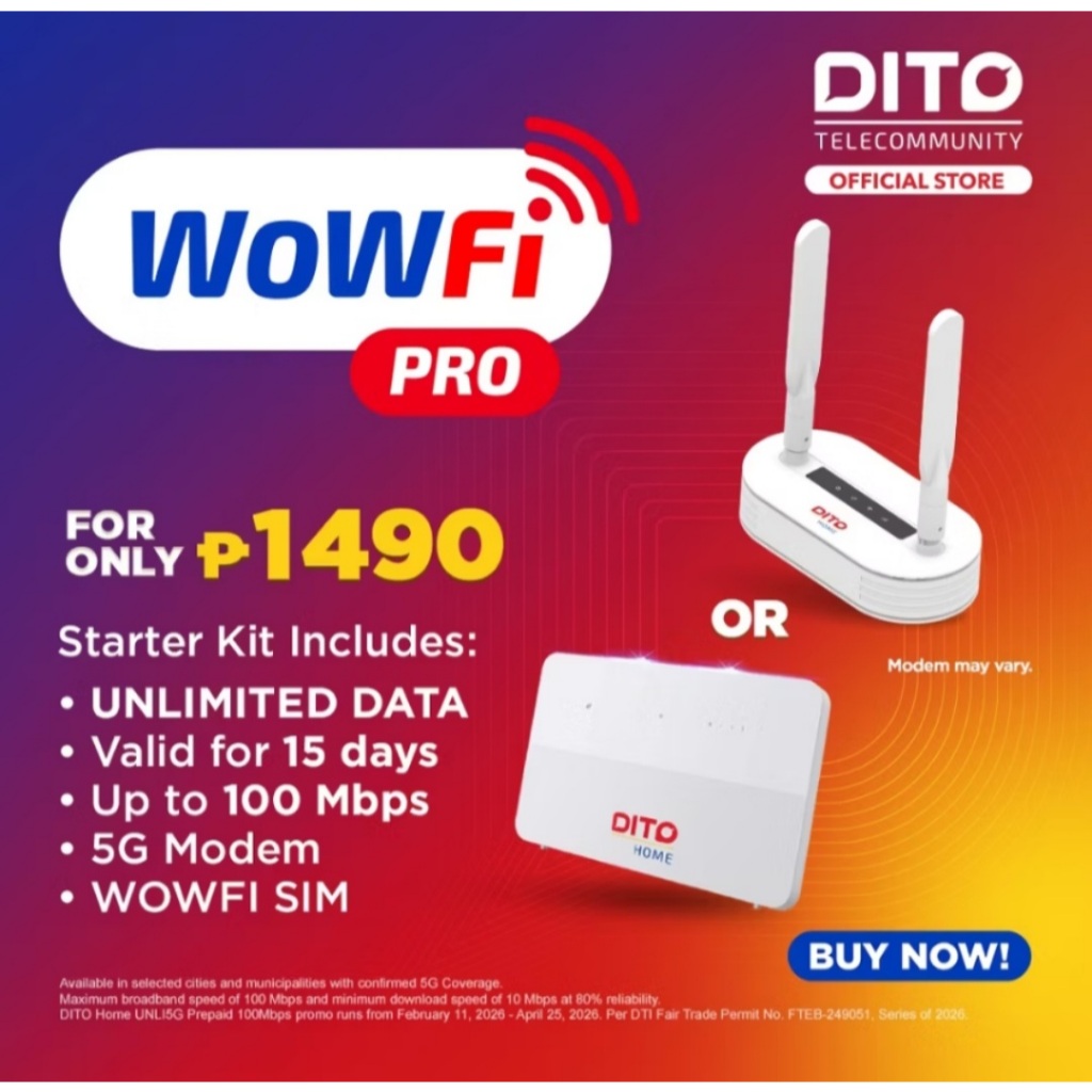 BRAND NEW DITO WoWFi Pro Internet Modem 5G 4G - Image 2