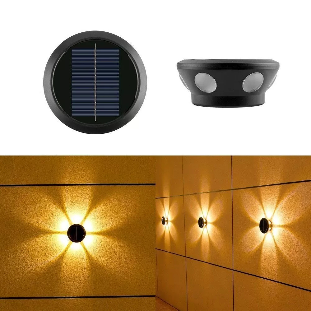 GoldStar 3/5/6 LED Light Solar Wall Light Outdoor Waterproof Garden Decoration Wall Lamp Solar Light - Image 6