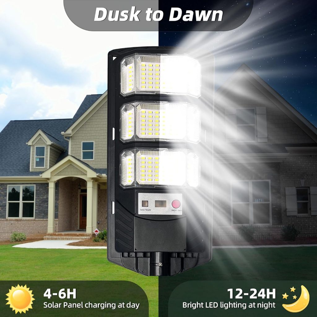 Buy 1 Take 1 Solar Light Solar Street Light Outdoor Waterproof Automatic Sensor Lamp With Remote - Image 3