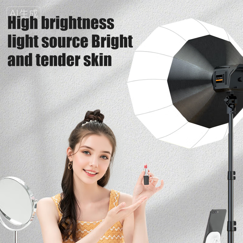 Photography Lighting Flash Light Video and photo shooting Live Streamin with Softbox Tripod - Image 2