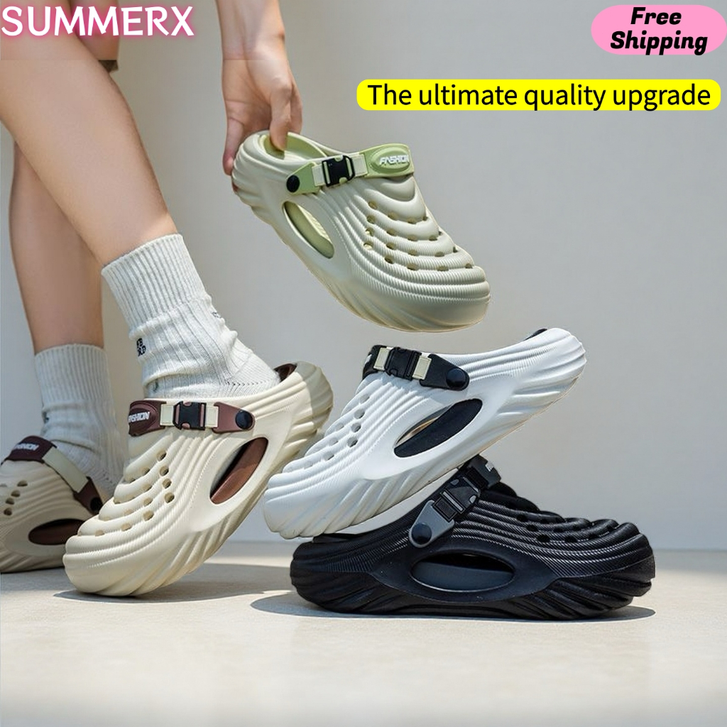 SANDAL Men's Trendy Non-Slip Thick Sole Elevator Shoes Outdoor Comfortable Slide Sneakers 40-44