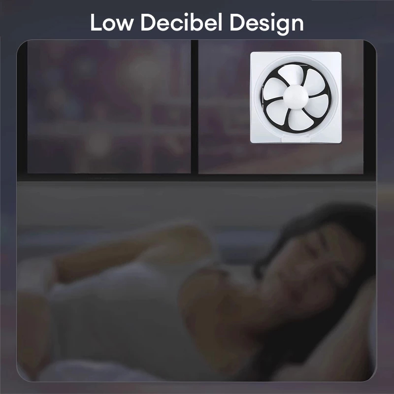 OOKAS Strong Wind Quiet Exhaust Fan Ceiling Standard Wall Household For Kitchen,Room,Bathroom Fan - Image 7