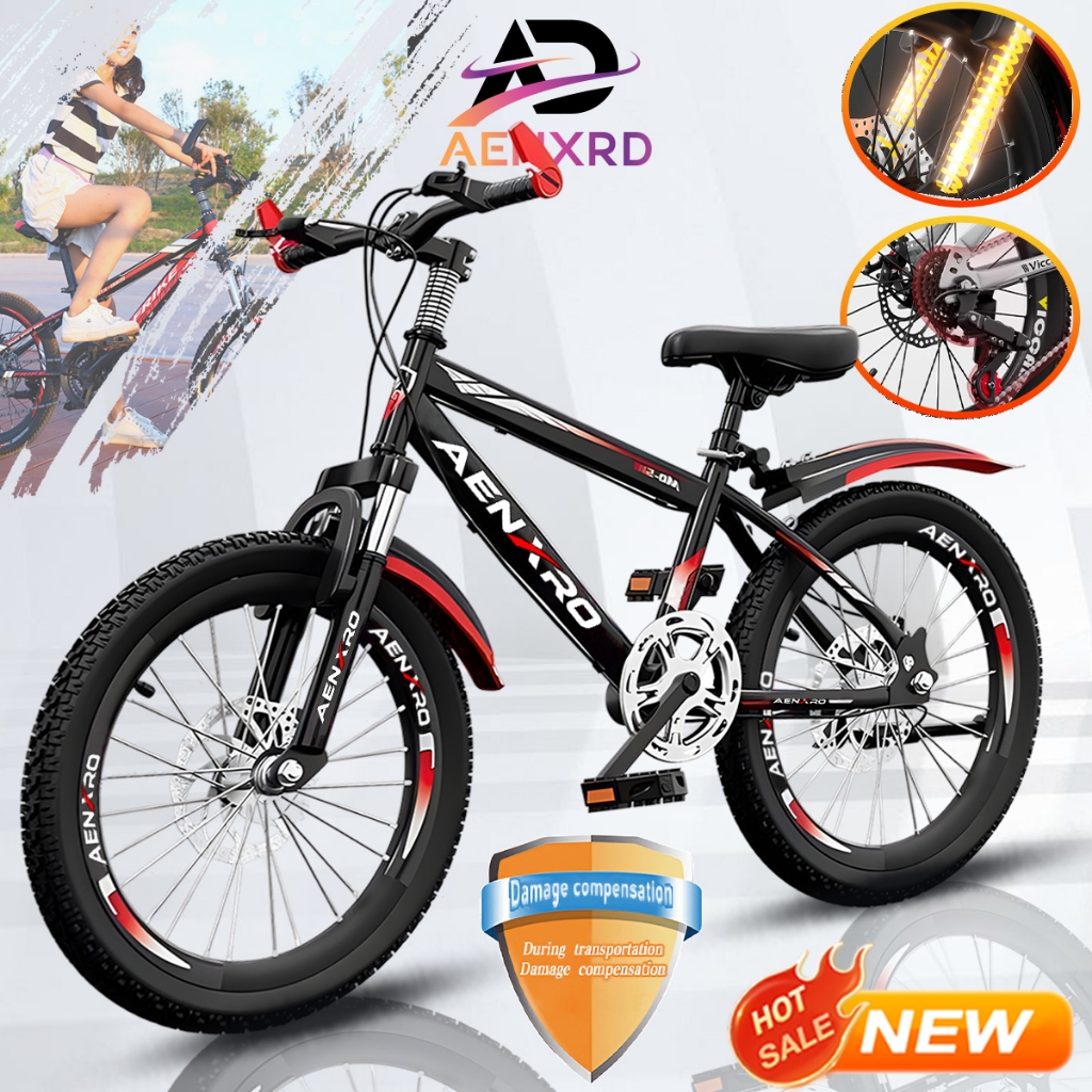 ⭐Ready stock⭐Bike for kids Mountain bike 20/24 inch BMX bicycle 21 speed Boys&Girls 4-17 years bike