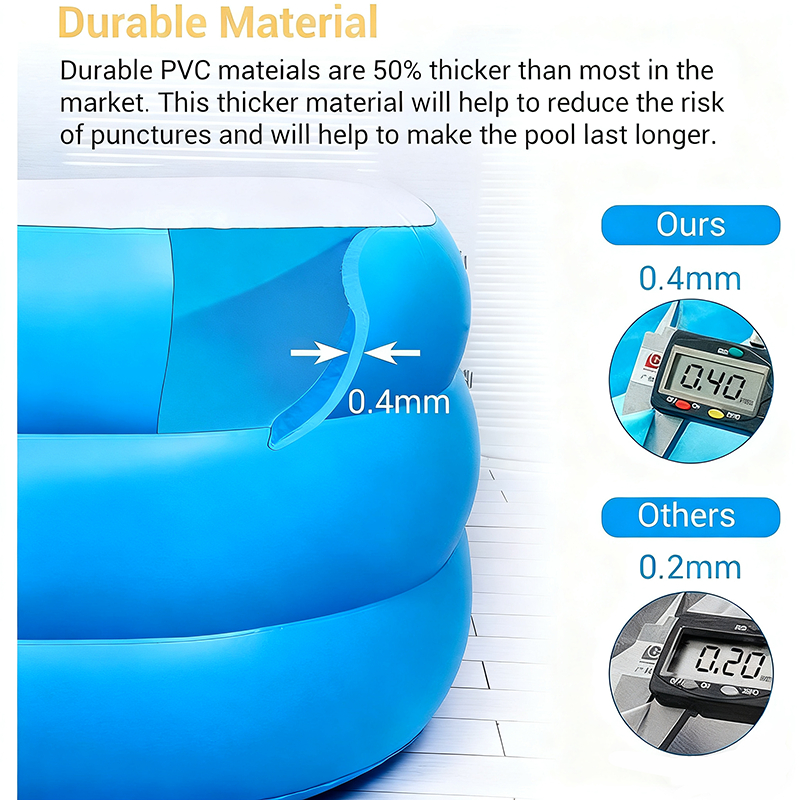 Large inflatable swimming pool Family Outdoor Swimming Pool Durable Portable - Image 7