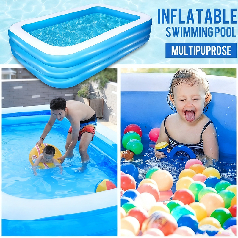 Large inflatable swimming pool Family Outdoor Swimming Pool Durable Portable - Image 4