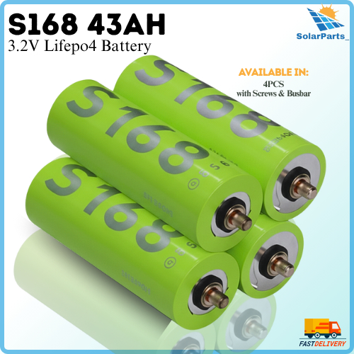 S168 43Ah 3.2v Cylindrica Lifepo4 Battery Rechargeable Cell Lithium Phosphate| MAX 8PCS PER CHECKOUT — view 5