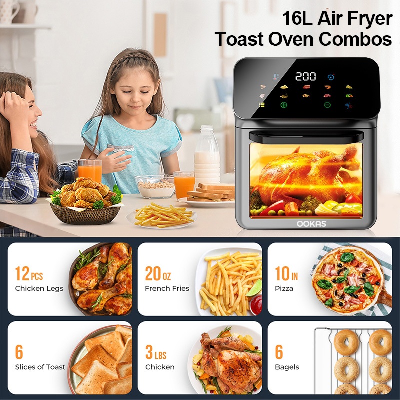 OOKAS Air Fryer Electric Fryer Machine - Image 6
