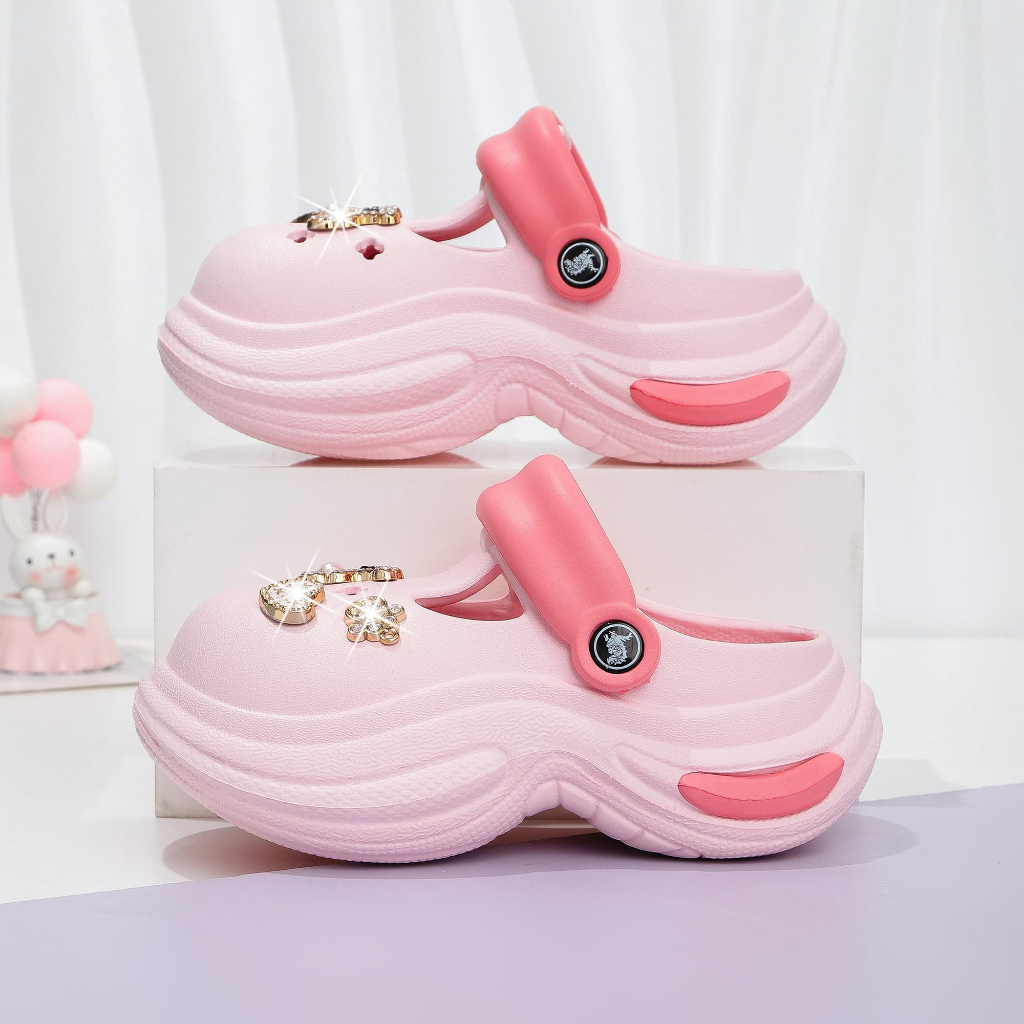 New Cute Sandals for Girls Non-slip Rubber Flat Summer Outdoor Beach Walking Shoes for Kids#6175-1 - Image 4