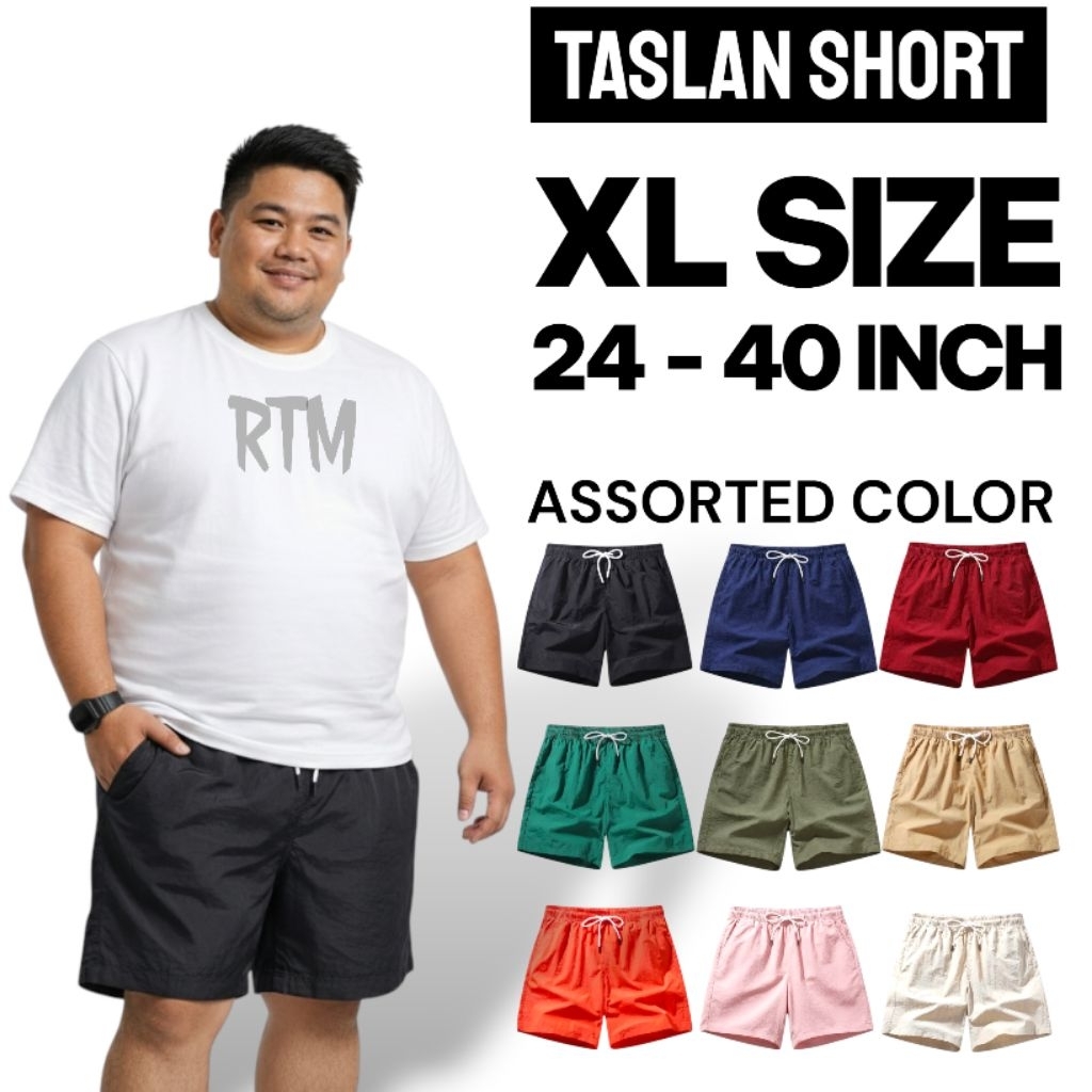 5PCS Taslan Shorts for men - Unisex | Above Knee | Pambahay / Pang Porma - Image 5